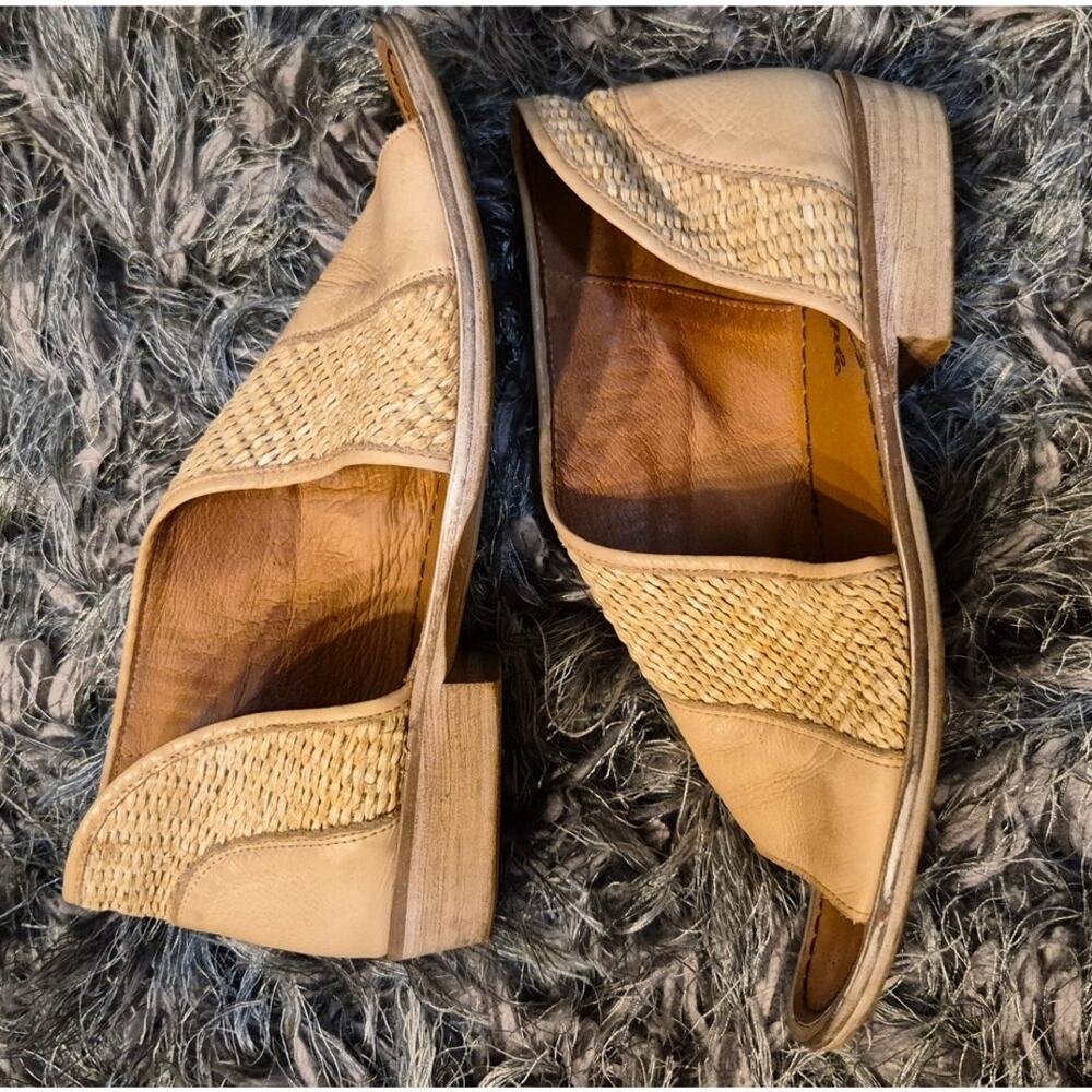 Free People Textured Mont Blanc Artisan Crafted Leather Sandals - Picture 4 of 8